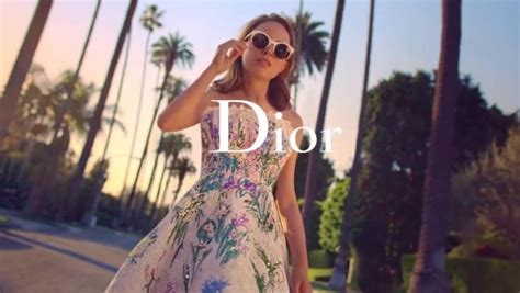 Miss Dior advert dress